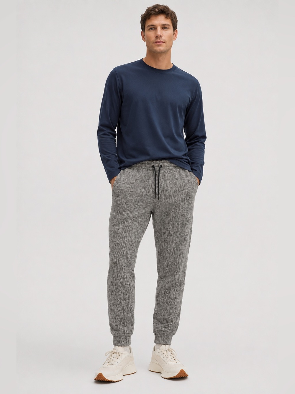 Faherty Men’s Whitewater Sweatpants Joggers Gray Size Medium